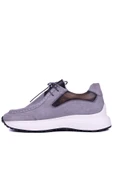 Shoetyle - Gri Hakiki Süet Deri Bağcıklı Erkek Günlük Ayakkabı 115-K525 thumbnail 3