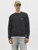 Jack & Jones Erkek Siyah Sweat 12279531 - 7
