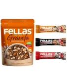 Vegan Protein Granola -Karışık Kuruyemiş & Kakao 270g- Protein Bar 3'lü Set - 1