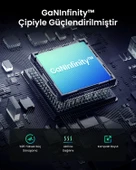UGREEN Nexode Pro 45W GaN Hızlı Şarj Cihazı USB-C QC PD 2xUSB-C, Uzay Grisi, 35008 - 11