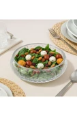 Voi Glass Salata ve Meyve Sunum Kasesi – 24x6,5 cm thumbnail 1