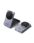 UGREEN 2'si 1 Arada 30W Magnetik Wireless Kablosuz Şarj Cihazı, Siyah, 45023 - 1