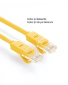 UGREEN CAT5e Ethernet Kablosu, 1 Metre, Sarı, 11230 - 6
