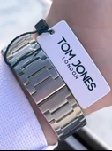 Tom Jones Çelik Kordon 3 Atm Suya Dayanıklı 2 Yıl Garantili Erkek Kol Saati+Bileklik TJE1.10017.2 thumbnail 5