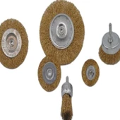 Buffer® 6'lı Pimli Tel Fırça Seti Pas Yağ Kir Boya Yapışkan Çözücü thumbnail 6