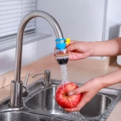 Buffer® 6 Katmanlı Musluk Ucu Filtreli Su Tasarruflu Hijjenik Musluk Başlığı thumbnail 4