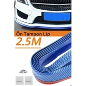 Buffer® Mavi 2,5 Metre Araba Oto Ön Tampon Koruyucu Kauçuk Pratik Tampon Şerit Bant Döşeme Kiti thumbnail 8