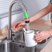 Buffer® 6 Katmanlı Musluk Ucu Filtreli Su Tasarruflu Hijjenik Musluk Başlığı thumbnail 5