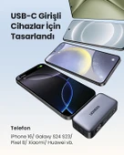 UGREEN 5.000 mAh 20W Taşınabilir Standlı Powerbank Siyah, 35338 - 8