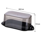 Kilitli Plastik Kapaklı Kahvaltılık Tereyağlık Peynirlik Erzak Saklama Kabı Ap-9428 thumbnail 4