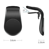 ® Havalanndırma Izgarasına Takılabilen Mandallı Mıknatıslı Oto Araç Içi Manyetik Telefon Tutucu thumbnail 5