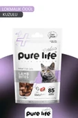 PURELİFE PLUS KUZU ETİ LOKMALIK KEDİ ÖDÜL MAMASI 60GR - 1