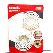 2 PARÇA PLASTİK KÜVET LAVABO SÜZGEÇ (5232) - 1