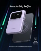 UGREEN Uno MagSafe Wireless 5.000 mAh 20W Hızlı Şarj Powerbank, Mor, 35606 - 4