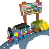 Fisher Price ve Arkadaşları Boya Teslimatı Motorlu Tren Seti HTN34 - 3