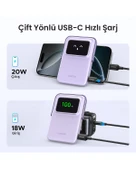 UGREEN Uno MagSafe Wireless 5.000 mAh 20W Hızlı Şarj Powerbank, Mor, 35606 - 5