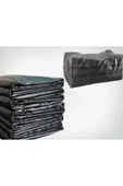 5 Adet 120x150cm Dökme Kalın Çöp Poşeti Siyah Mega Boy - 2