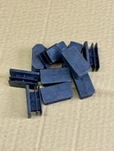 10 adet 40x20 profil masa papucu plastik tıpa - 4