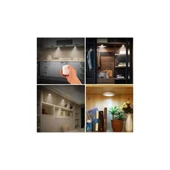 Uzaktan Kumandalı 3 Lü Spot Led Lamba Kablosuz Pilli Işıldak - 2