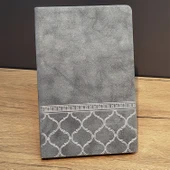Deri Hatıra Defteri Gri - 1