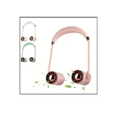 Boyunluk Fan Hava Soğutucu Vantilatör Boyuna Asmalı Şarjlı 3 Kademeli Mini Klima Siyah - 3