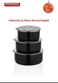 Kahramanlar Prime Emaye Saklama Kabı 3'lü - 2