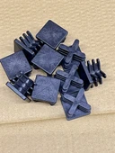 10 adet 30x30 profil masa papucu plastik tıpa thumbnail 3