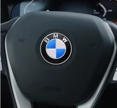 BMW Mavi Logo Araba Direksiyon Amblem Etiket 45 mm 4,5 CM 1 adet thumbnail 3