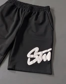 STWD Kabartma Baskı Penye Şort - 3