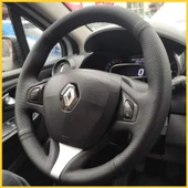 Renault Clio 4 FAZ 1 2014-2017 Araca Özel Direksiyon Kılıfı (Makyajlı Kasalara Uyumlu Değildir) thumbnail 2