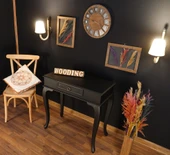 Wooding Mobilya 80 Cm Çekmeceli Masif Siyah Dresuar - 2