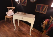 Wooding Mobilya 80 Cm Çekmeceli Masif Krem Dresuar - 5