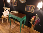 Wooding Mobilya 80 Cm Çekmeceli Masif Yeşil Ceviz Dresuar - 5