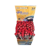 Plastik Stick Kırmızı Tükenmez Kalem 50'li thumbnail 1