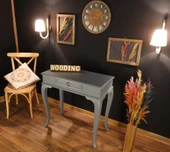 Wooding Mobilya 80 Cm Çekmeceli Masif Gri Dresuar thumbnail 2