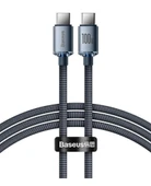 Baseus Crystal Shine 2 m 100 W Type-C to Type-C Hızlı Şarj Kablosu - 1