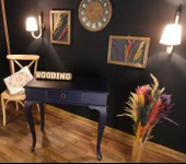 Wooding 90 Cm Çekmeceli Masif Lacivert Dresuar thumbnail 3