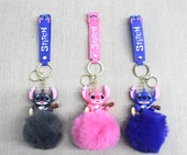 Ponponlu Stitch Anahtarlık Alk4245 - 1