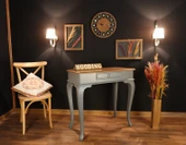 Wooding 90 Cm Çekmeceli Masif Gri Natürel Dresuar thumbnail 4