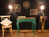 Wooding 90 Cm Çekmeceli Masif Yeşil Natürel Dresuar thumbnail 3