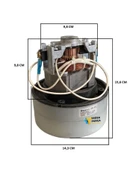 Taski Uyumlu Dorsalino Süpürge Motoru Çift Fan thumbnail 2