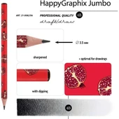 Bruno Visconti Happy Graphıx 4B Üçgen Kurşun Kalem Fresh Fruıty 21-0062/04 - 3