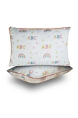 2 Adet Müslin kumaşlı ortopedik çocuk yastığı,Visco parçacıklı pamuk kılıflı  40*60 *1100 gr(abc) - 1