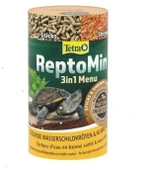 Tetra Reptomin Menu 3in1 Kaplumbağa Yemi 250 Ml Skt :02/2028        Orjinal Anadolu Pet Ürünüdür - 1