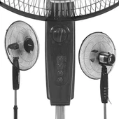 Everest FAN11 Cool Air 16'' 45 Watt 5 Pervaneli 3 Kademe 1200RPM Zaman Ayarlı Vantilatör Siyah - 3