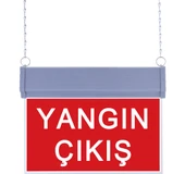 SG056 Çift Yönlü Acil Yönlendirme Armatürü (Zincirli) Yangın Çıkış - 1