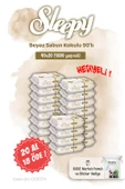 Sleepy 20 AL 18 ÖDE 90'lı Beyaz Sabun Kokulu Islak Havlu ve Rosie thumbnail 1
