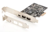 Digitus 3 Port'lu (2 Harici, 1 Harici Port) PCI Express Firewire 400 Kart, IEEE 1394a - 1