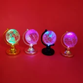 Mini Işıklı Cam Kristal Dünya - 2
