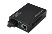 Digitus Media/Rate Converter, 10/100/1000Base-T - 1000Base-SX (Multimode 0.55 km, SC) - 1